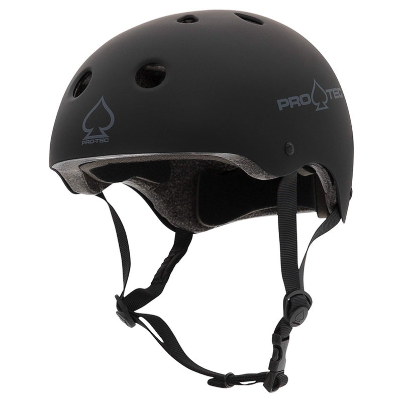 Pro-Tec Classic Safety Certified Skate and Bike Helmet, Large, Matte Black - Image 2